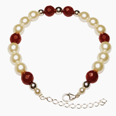 Bracelet Perles Rubis