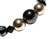 Bracelet Hématite et Onyx